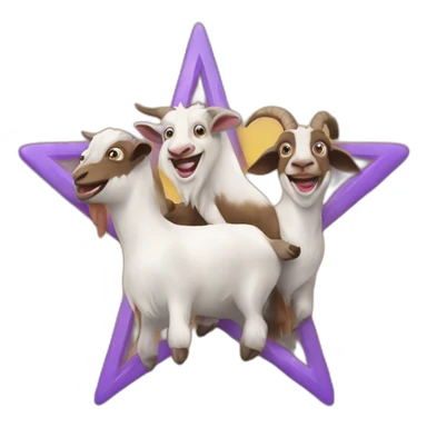 Chuckle Brothers ending a goat fun pentagram party sticker