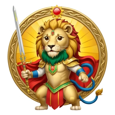 Lion and sun iran flag sticker