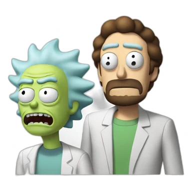 rick et morty sticker