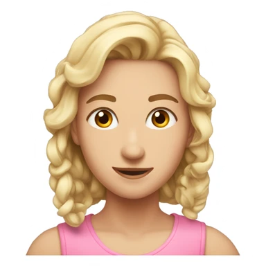 Розовый пудель sticker