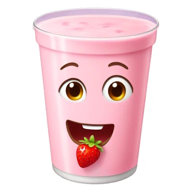 Strawberry milk sticker