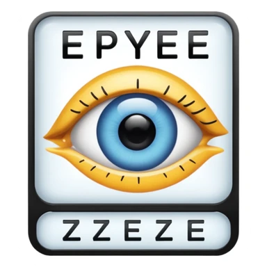 Øyet optometri sticker