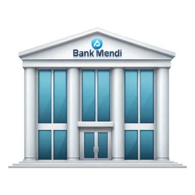 Emoji de banco estilo iOS OSEA UN BANCO, LA ESTRUCTURA NO UNA CARA sticker