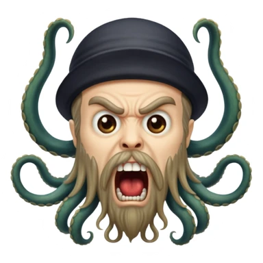 davy jones screaming sticker