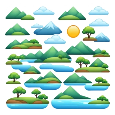 aesthetic-scenery-Decoration sticker