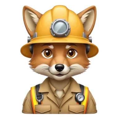 Coyote engineer sticker