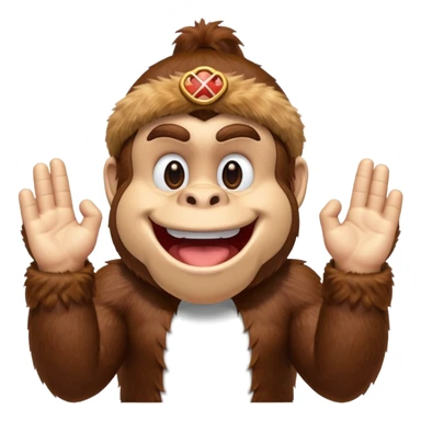donkey kong making 👌 sticker