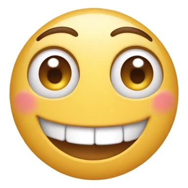 Heart eyes emoji holding face while laying with legs up blushing sticker