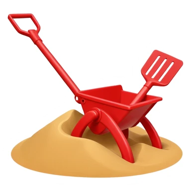 toy sand rake sticker