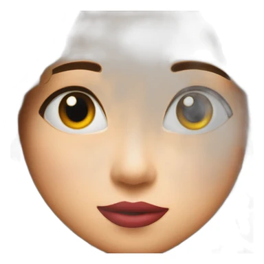 kiss on the cheek sticker