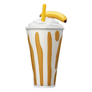 banna shake from mac donalds sticker
