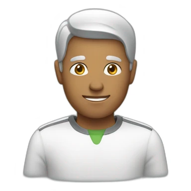 Man using chrome  sticker