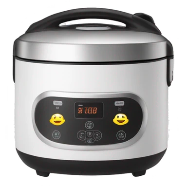 happy face rice cooker sticker