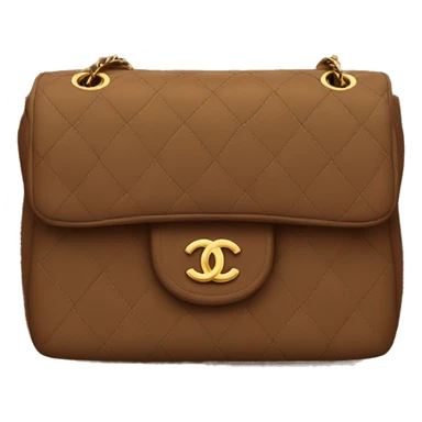 Chanel bag brown sticker