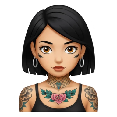 SUPER TATTOOED GIRL sticker