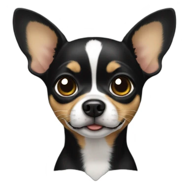 Chihuahua negro sticker