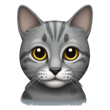 grey scotland cat sticker