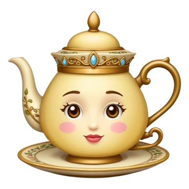  Princess antique tea  sticker