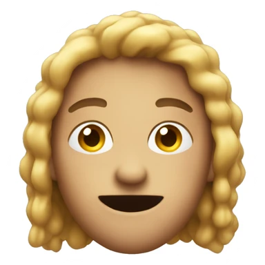 an emoji but blurry face sticker