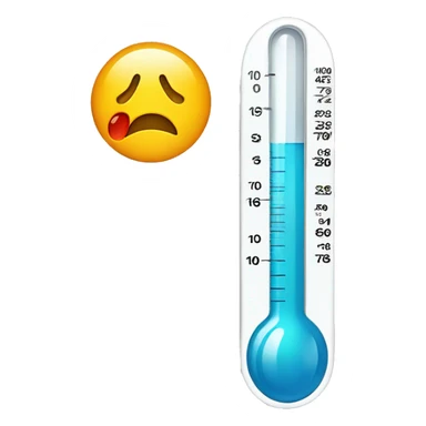 sick child, thermometer with high temperature sticker