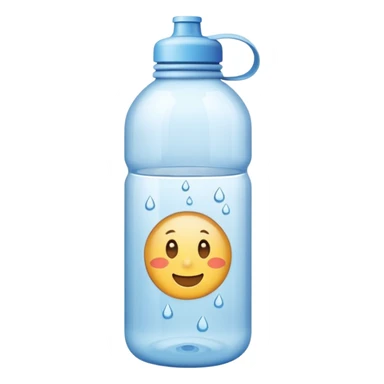 Store bought Water bottle emoji sticker
