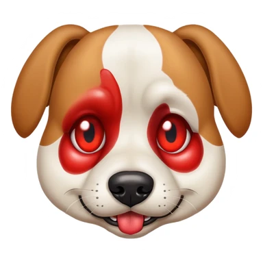 a drunk dog stupid sticker