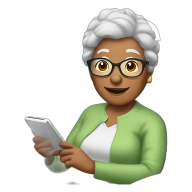 grandma on the plane sticker