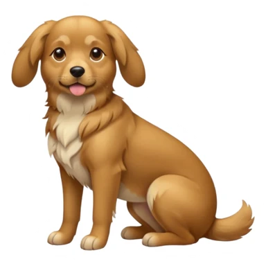 different dog full image sitting sticker