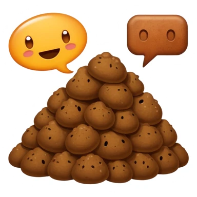 un caca qui dit prout katia sticker