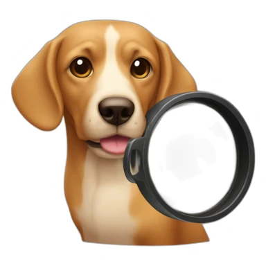 Salameche avec une loupe sticker