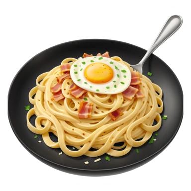 traditional italian carbonara sticker