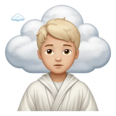 Chico en las nubes sticker