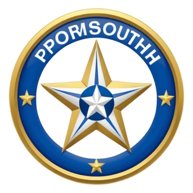 portsmouth fc badge sticker