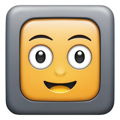 Pixeled style block sticker