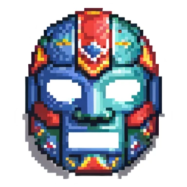luchador wrestling mask sticker