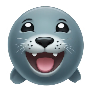 seal displaying emotions sticker