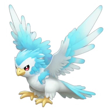 Pixel Cubbes Shiny Galarian Articuno sticker