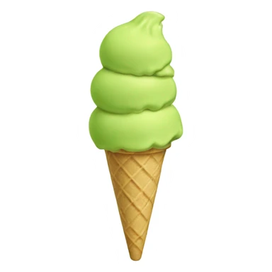 Pistachio ice cream sticker