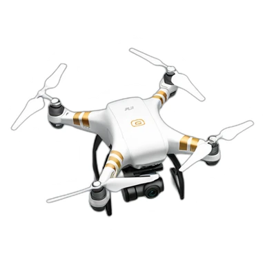 dji drone， isometric，upward view sticker