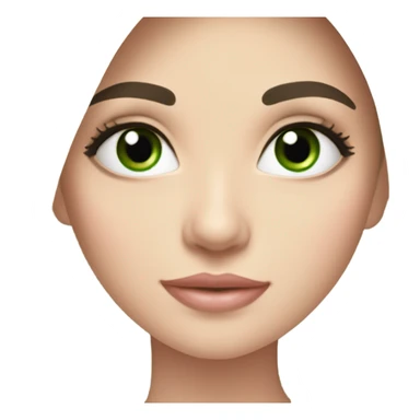 Beautiful Russian lady with green eyes and very long black hair pink clothes with baby  sticker