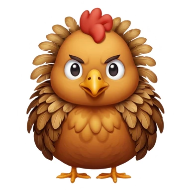 Chicken make a lousy house pet sticker