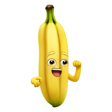 Banana wearing boogs sticker