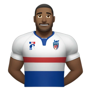 French Rugby player sticker