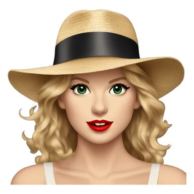 Taylor swift at eras tour with 22 hat sticker