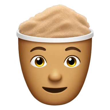 light brown body scrub pot sticker