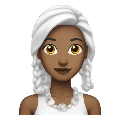 White accessories  sticker