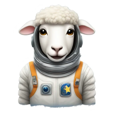 sheep in spacesuit sticker