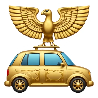Egyptian item car with Gold Details sticker