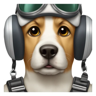 dog pilot f1 sticker