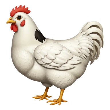 chicken butt sticker